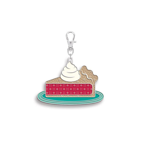 "Baked with love" Enamel Happy Charm™ Pie by Lori Holt for Riley Blake