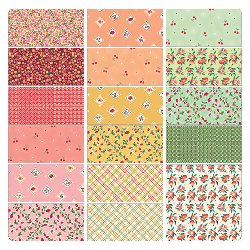 "Peaches & Cream" Strip-pies by Kari Mathews for Benartex