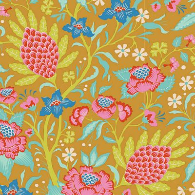 "Bloomsville"- Flowertangle Mustard by Tone Finnanger for Tilda