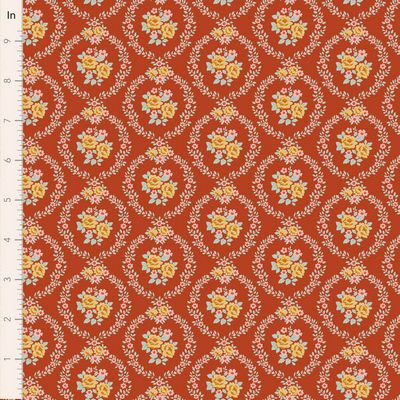 "Village Life" Mable Rust by Tone Finnanger for Tilda PRE-SALE