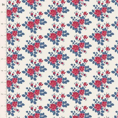 "Village Life" Myrtle Blue by Tone Finnanger for Tilda PRE-SALE