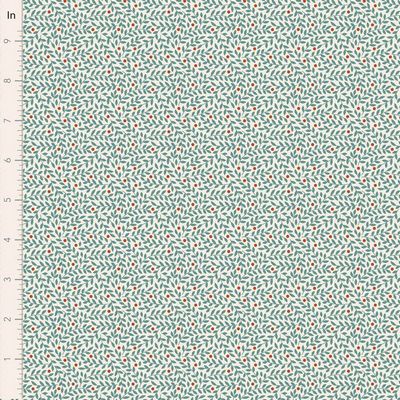 "Village Life" Lillian Teal by Tone Finnanger for Tilda PRE-SALE