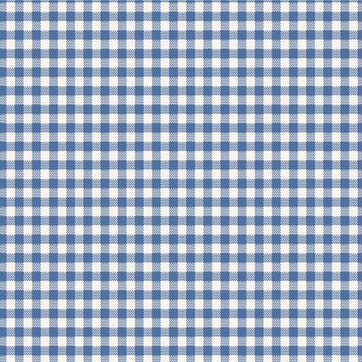 Tilda Wideback- Gingham Blue