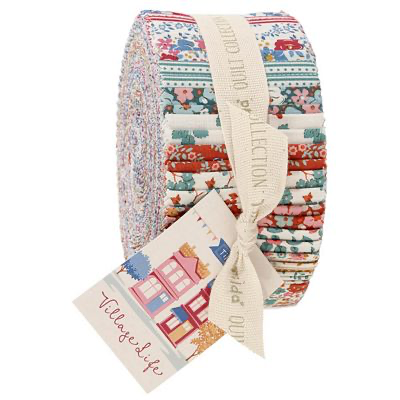"Village Life" Fabric Roll, 2.5” strips, 40pcs by Tone Finnanger for Tilda PRE-SALE