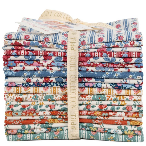 "Village Life" Fat Quarter Bundle 20 fabrics by Tone Finnanger for Tilda PRE-SALE