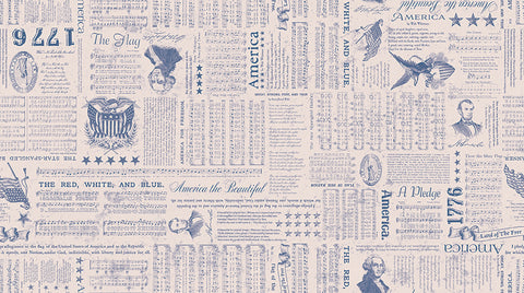 "Americana"- Wide Back Liberty Blue