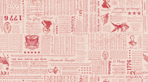 "Americana"- Wide Back Liberty Red