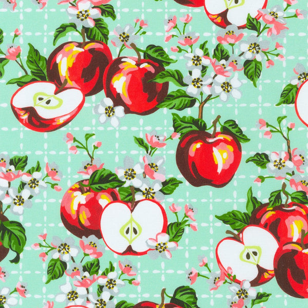 "Apple Blossom"- Mint by Vanessa Lillrose for Robert Kaufman