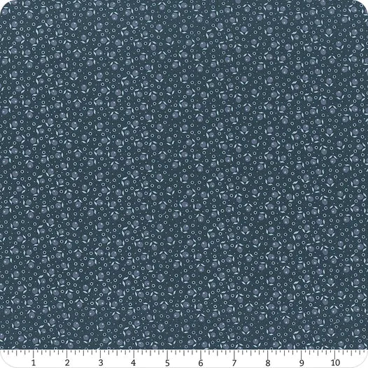"Denim & Daisy" Suzanne Oxford Blue By Lori Holt For Riley Blake