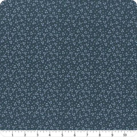 "Denim & Daisy" Suzanne Oxford Blue By Lori Holt For Riley Blake