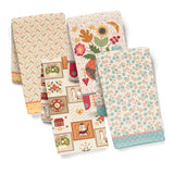 "Baked With Love" Home Dec Dish Towel Panel #1 by Lori Holt for Riley Blake