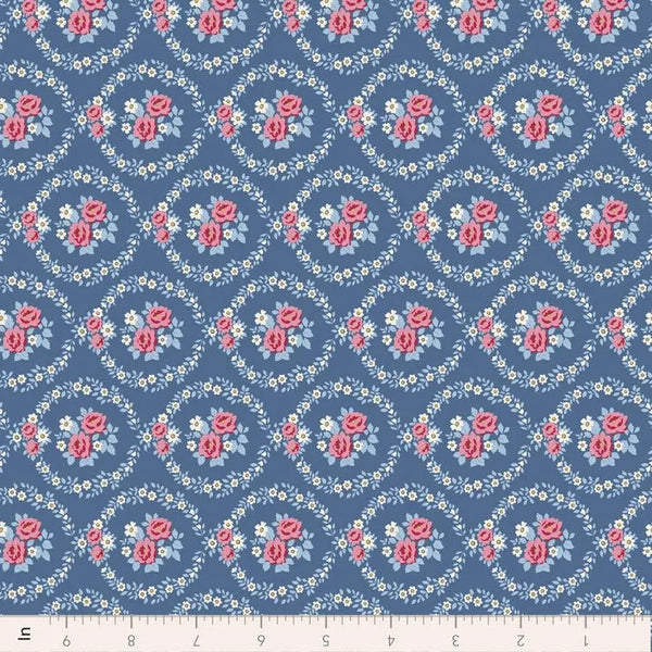 "Village Life" Mable Blue by Tone Finnanger for Tilda PRE-SALE
