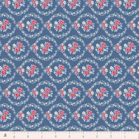 "Village Life" Mable Blue by Tone Finnanger for Tilda PRE-SALE