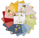 "Lil Farm Friends" 5"-42 piece-Stacker Charm Pack by Kelsey Carlson for Riley Blake