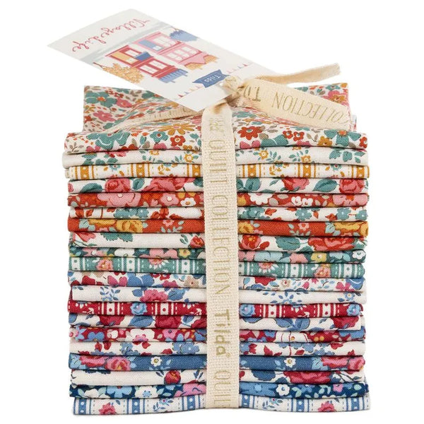 "Village Life" Fat Eight Bundle 20 fabrics by Tone Finnanger for Tilda PRE-SALE