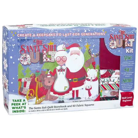 The Santa Suit Quilt Box from Three Wishes by the box
