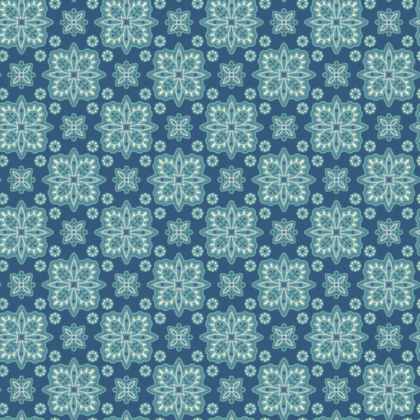 "Americana"-Parade Dark Denim by Lori Holt of Bee in My Bonnet for Riley Blake