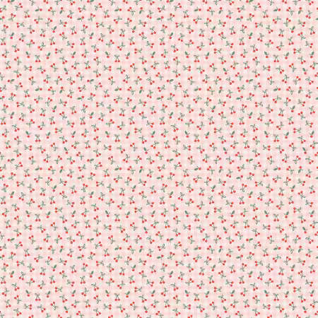 "Farmhouse Fancy" Cherry Pie Pink by Poppie Cotton