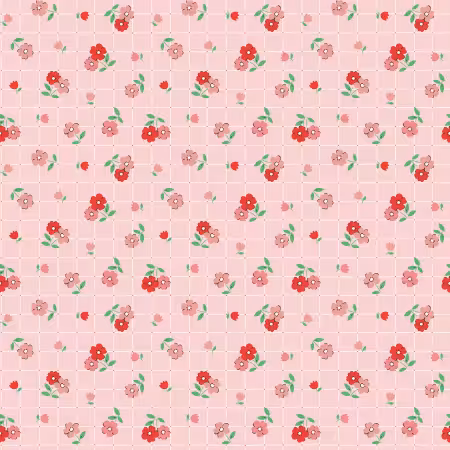 "Farmhouse Fancy" Tea Towel Pink  by Poppie Cotton