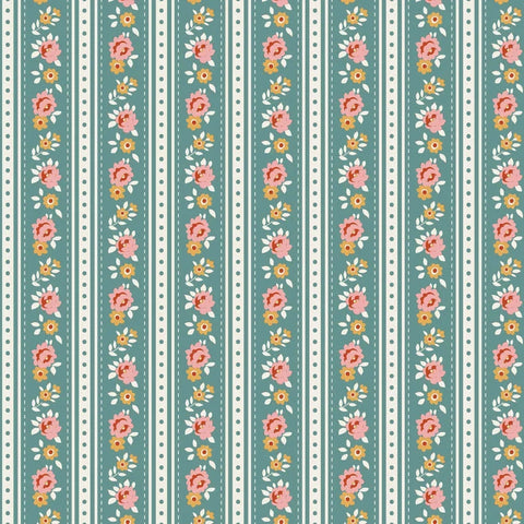 "Village Life" Agnes Teal by Tone Finnanger for Tilda PRE-SALE