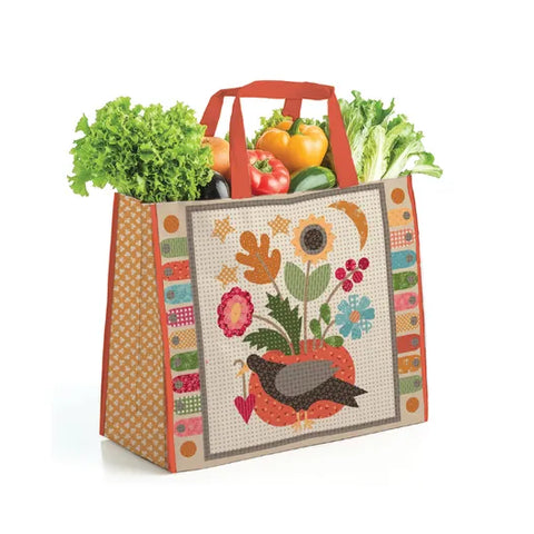 "Baked with love" Vinyl Tote by Lori Holt for Riley Blake