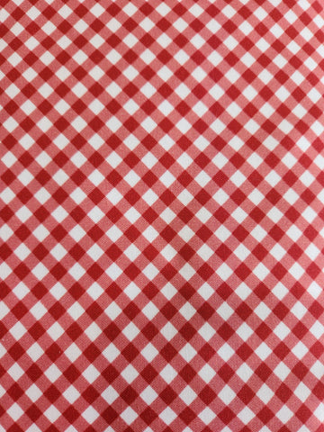 "Dakota Celebration"- Sweet Gingham Red for Benartex