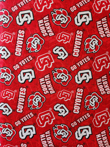 "NCAA"- Official Licensed University of South Dakota for Benartex