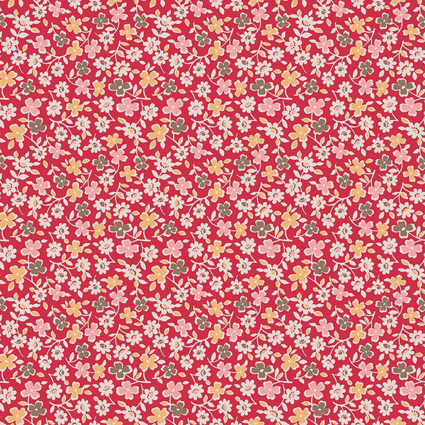"Autumn"-Cosmos Riley Red by Lori Holt of Bee in My Bonnet for Riley Blake