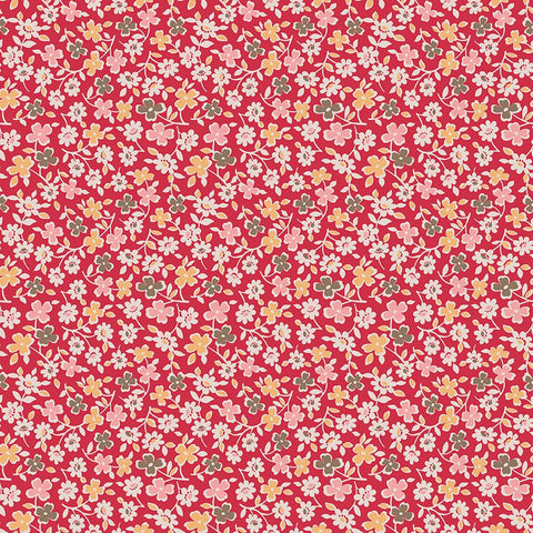 "Autumn"-Cosmos Riley Red by Lori Holt of Bee in My Bonnet for Riley Blake