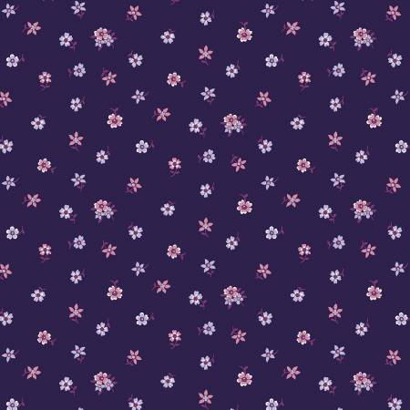 "Flower Show Botanical"- Jewel Hampton Sprig A by Liberty Fabrics