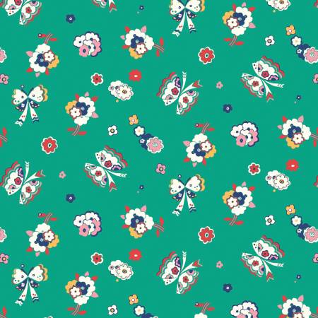 "Carnaby"- Fluttering Floral B by Liberty Fabrics