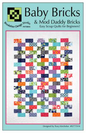 Baby Bricks & Mod Daddy Bricks quilt pattern by Tracey Brookshier