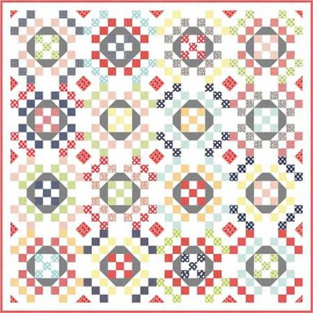 O Happy Day Quilt Pattern by Bonnie Olaveson of Cotton Way