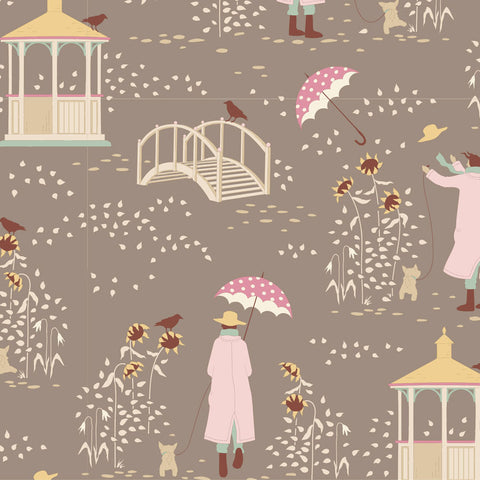 "Windy Days"-Windy Walk Grey by Tone Finnanger for Tilda