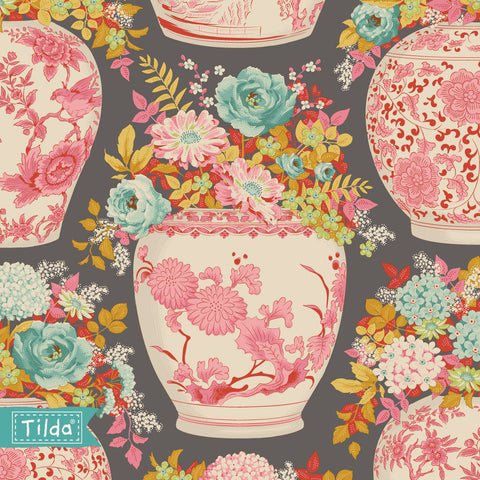 "Chic Escape"- Flowervase Grey by Tone Finnanger for Tilda
