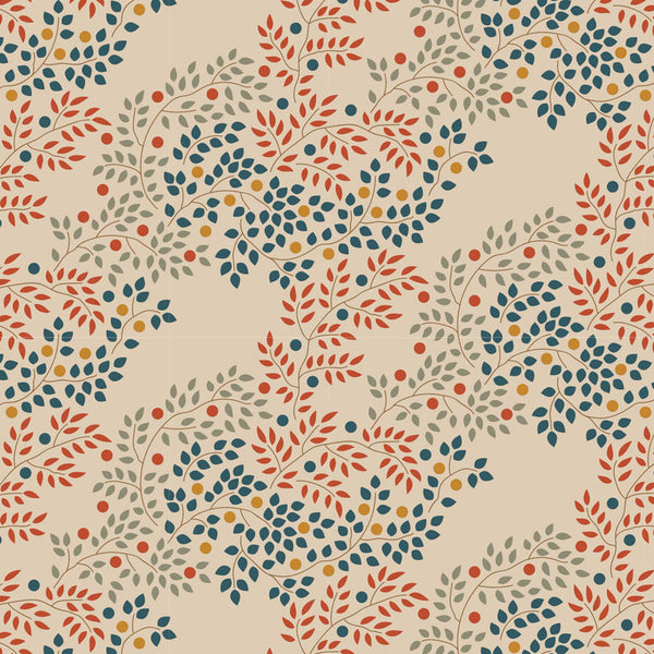 "Hometown"- Berrytangle Rust by Tone Finnanger for Tilda