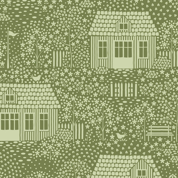 "Hometown"-My Neighborhood Moss by Tone Finnanger for Tilda
