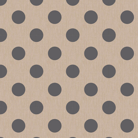 "Chic Escape"-Chambray Dots Charcoal by Tone Finnanger for Tilda