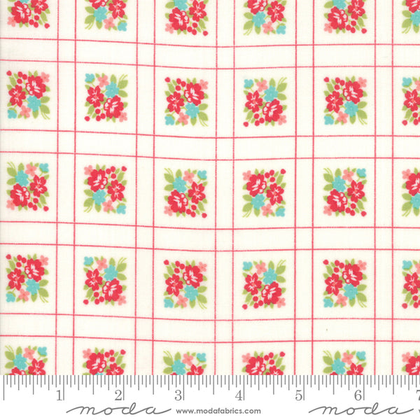 "Little Snippets"-Floral Forget Me Not Multi by Bonnie & Camille for Moda
