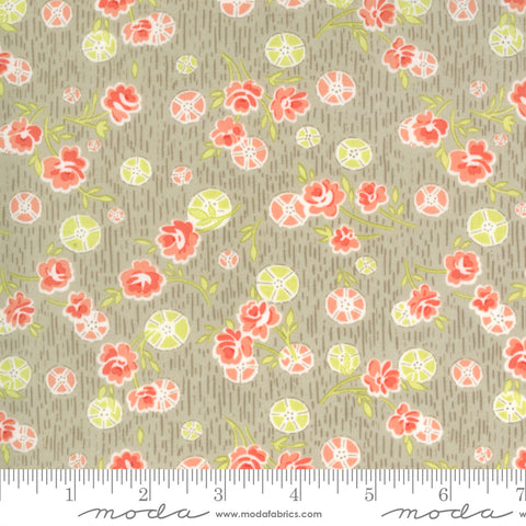 "Strawberries & Rhubarb"-Summer Posies Birch by Fig Tree Quilts for Moda