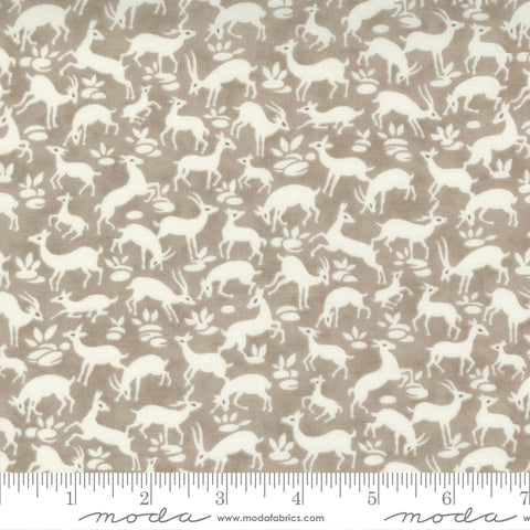"Pumpkins Blossoms"-Pebble Frolic Animal Deer Forest by Fig Tree Quilts for Moda