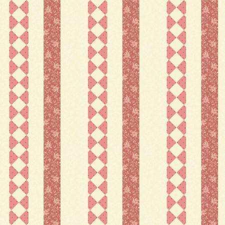"Modern Antiques" Rose Borders by Rose Ann Cook for Benartex