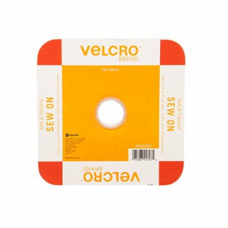 Velcro Soft & Flexible Sew-On 5/8" White