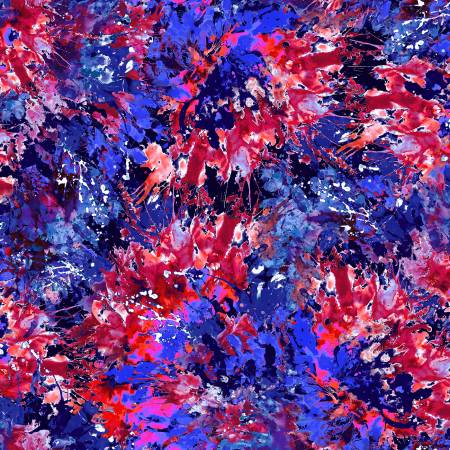 Patriotic Splash 108in Wide Back Digitally Printed