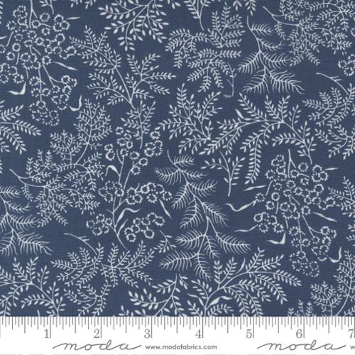 "Nantucket Summer"- Sconset Landscape Navy by Camille Roskelley for Moda