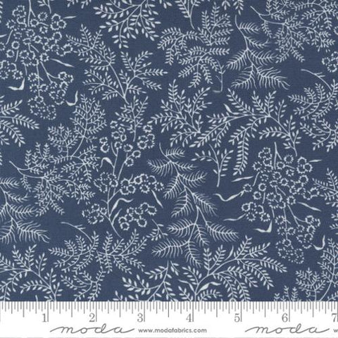 "Nantucket Summer"- Sconset Landscape Navy by Camille Roskelley for Moda