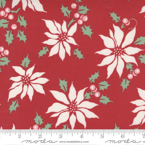 "Holly Jolly"-Poinsettia Berry by Urban Chiks for Moda