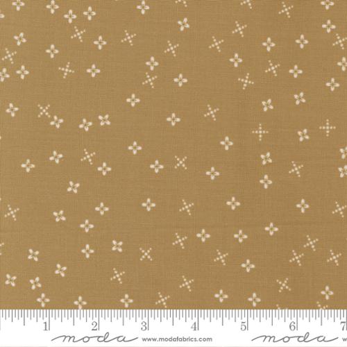 "Slow Stroll"-Twilight Blenders Dot Golden by Fancy That Design House for Moda