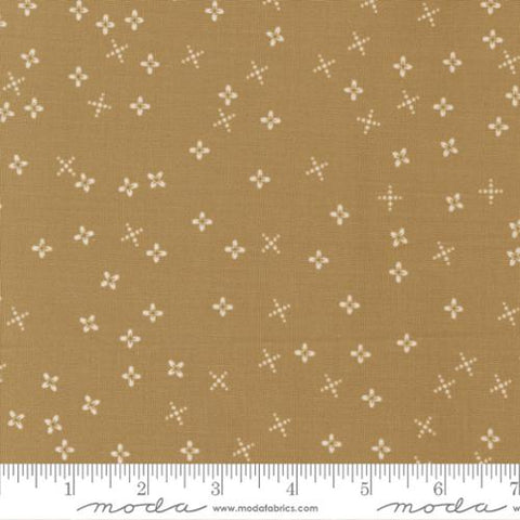 "Slow Stroll"-Twilight Blenders Dot Golden by Fancy That Design House for Moda