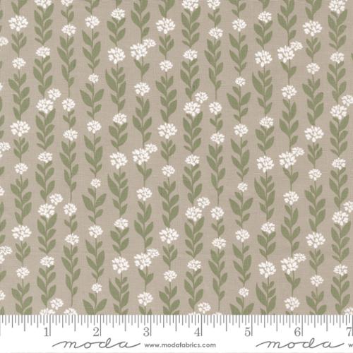 "Country Rose"-Climbing Vine Taupe by Lella Boutique for Moda